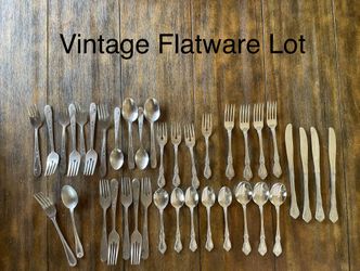 Mixed Lot of Vintage Flatware Stainless Steel Utensils