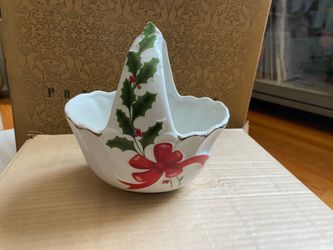 Christmas themed candy bowl