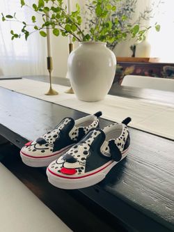 Vans dog slip on sz 13 youth kids