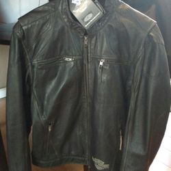 Harley Davidson Leather men's jacket new with tags.xl