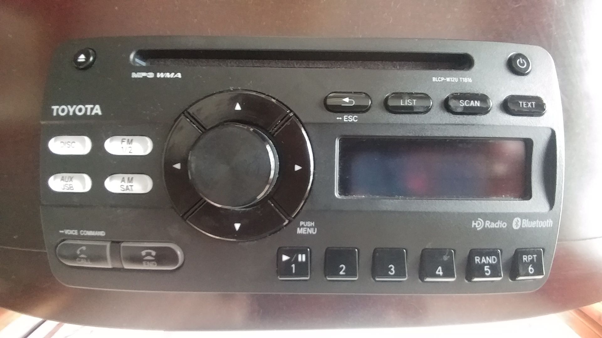 2014 Toyota Yaris CD Player Radio T1816 (PT546-52121) OEM