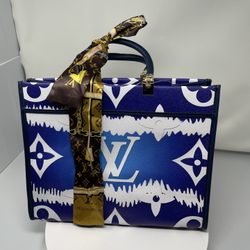 Blue Medium Tote