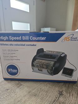 High Speed Cash Currency Bill Counter