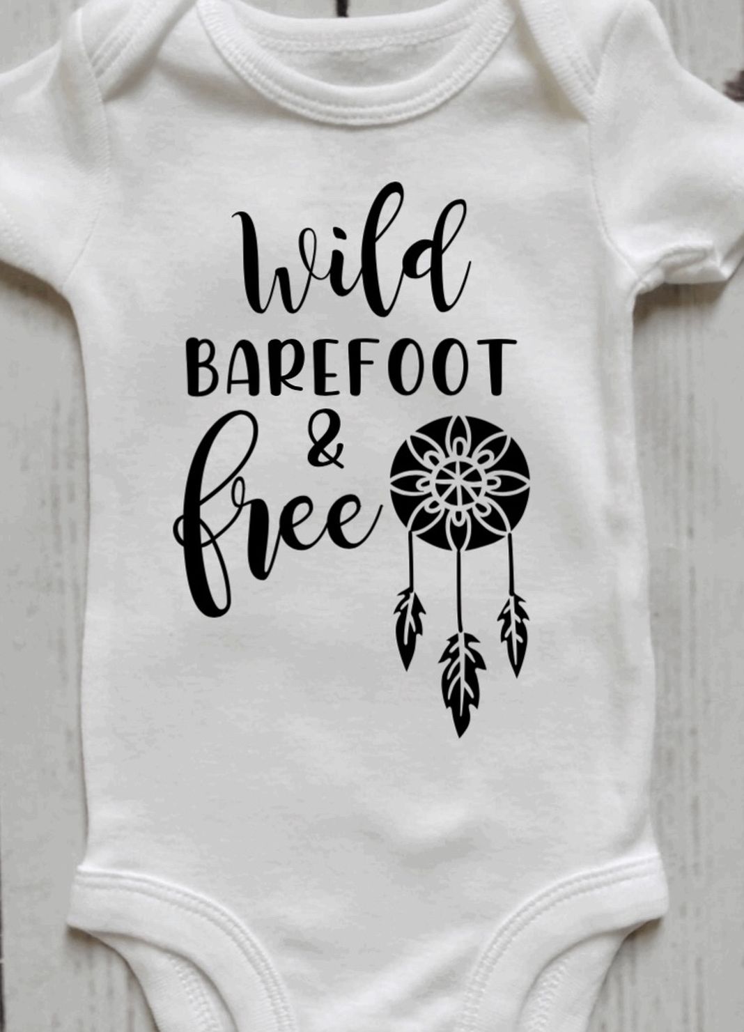 Wild Barefoot And Free Onesie