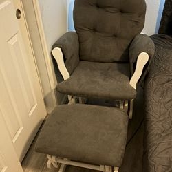 Glider/Rocker W/ Ottoman