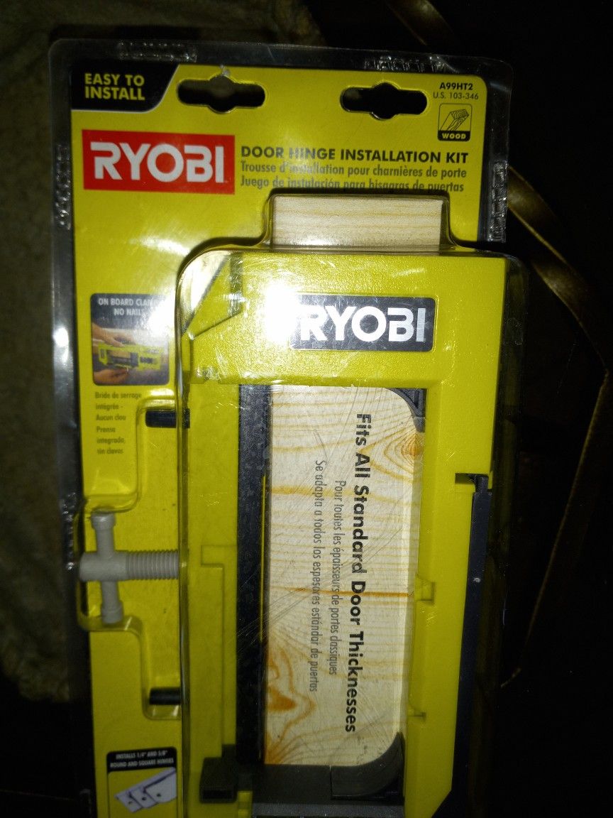 Ryobi door hinge installation kit