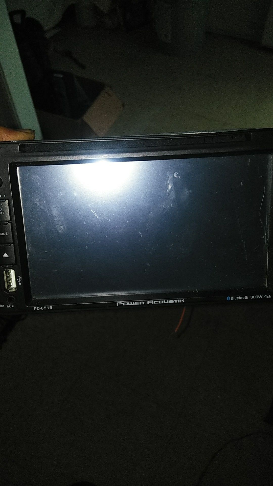 Power Acoustik 300w 4ch car stereo with Bluetooth