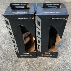 Continental GP 5000 32x700 Set Of Road Cycling Tires 