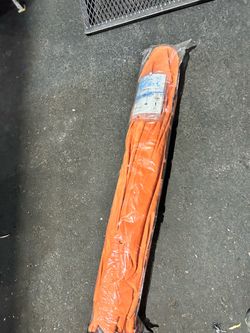 Orange Folded Umbrella New in Packaging