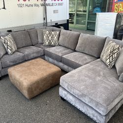 Large Plush Sectional On A Clearance Price MEMORIAL DAY SPECIAL