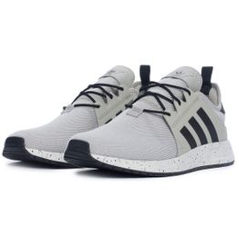 Adidas Light Gray and Black Athletic X_PLR Shoes