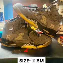 JORDAN 5 OFF WHITE MUSLIN