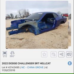 2022 Dodge Challenger Hellcat Shell