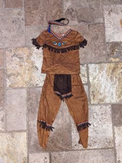 ReliBeauty Native American Indian Costume Pocahontas Kids Costume