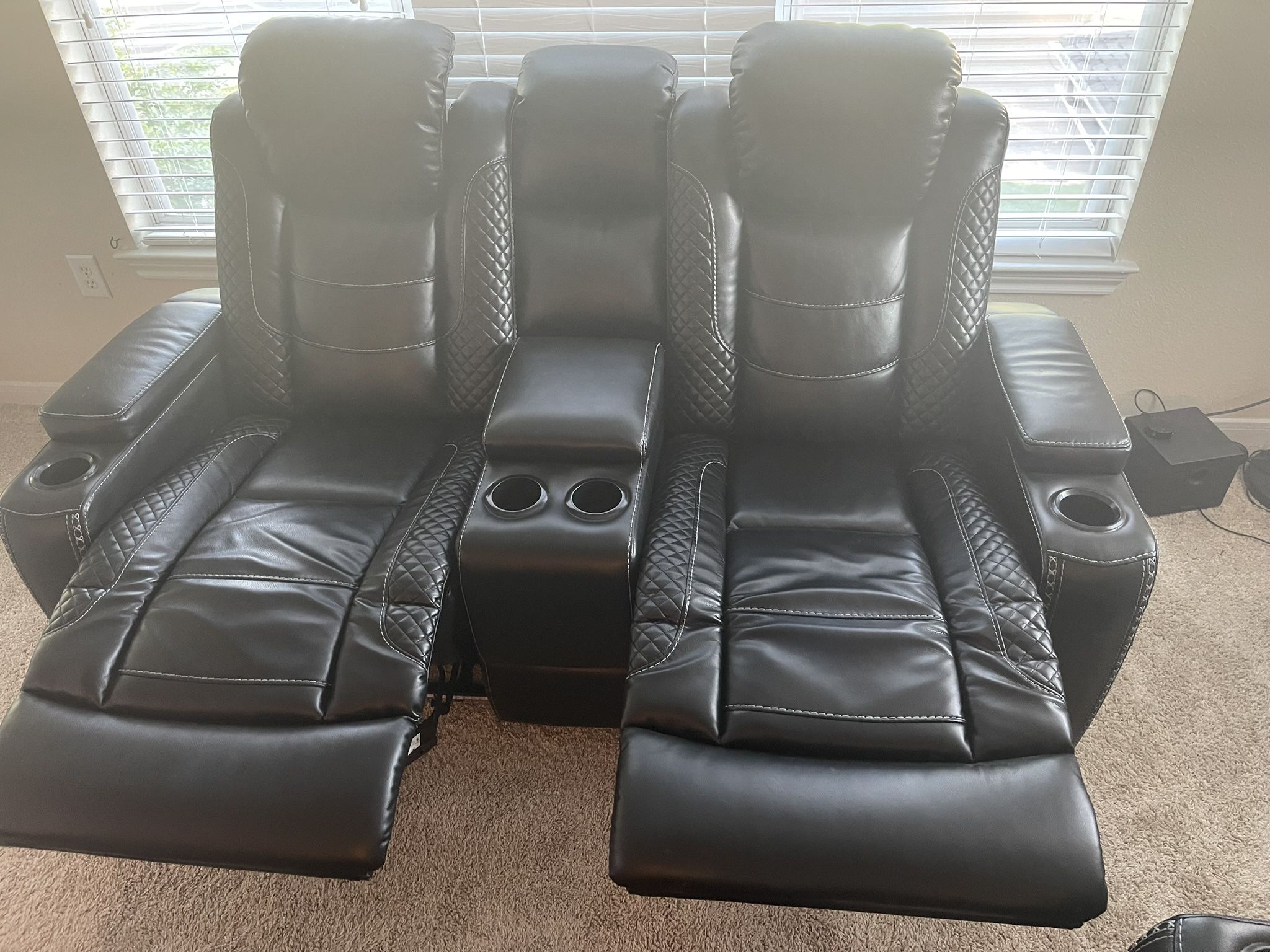 Dual Power Reclining Sofa & Loveseat