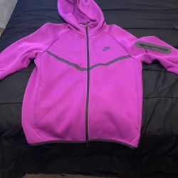 Purple Nike Tech Hoodie
