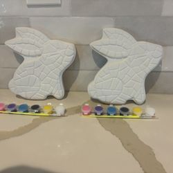 Paint Your Own Bunny Garden Stone" Craft Kit