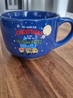 Harry Potter Holiday Golden Trio Ceramic Mug