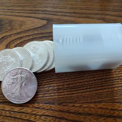 Silver American Eagles 2017 - Roll of 20