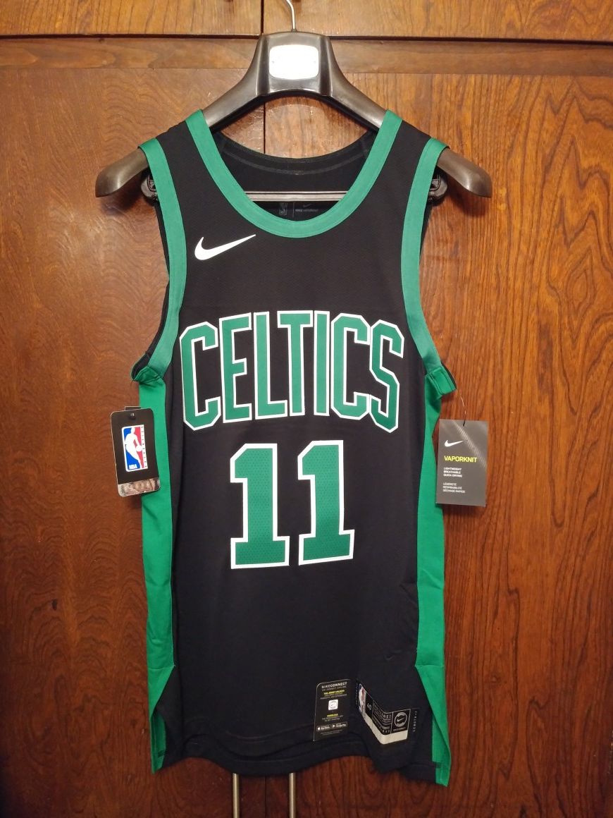 SZ 40 (S) & 44 (M) New Nike Boston Celtics Kyrie Irving Authentic Jersey Black AV2621-010