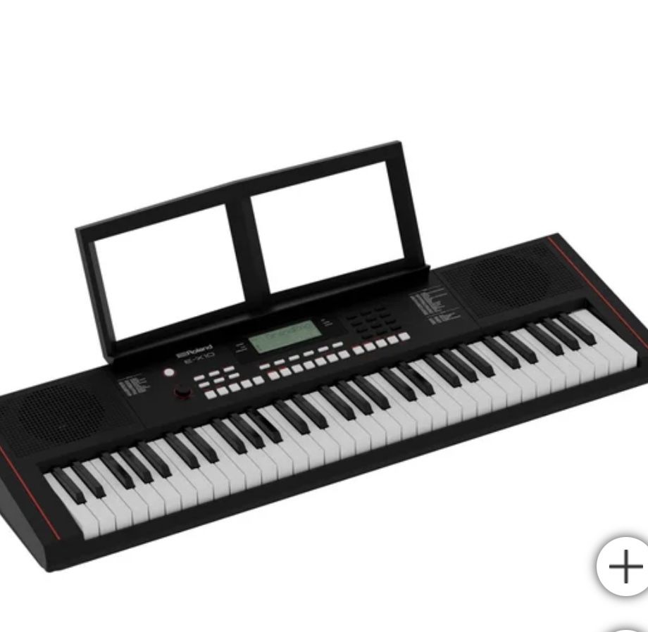 Roland E-X10 Arranger Keyboard Piano with Music Rest and Power Adapter