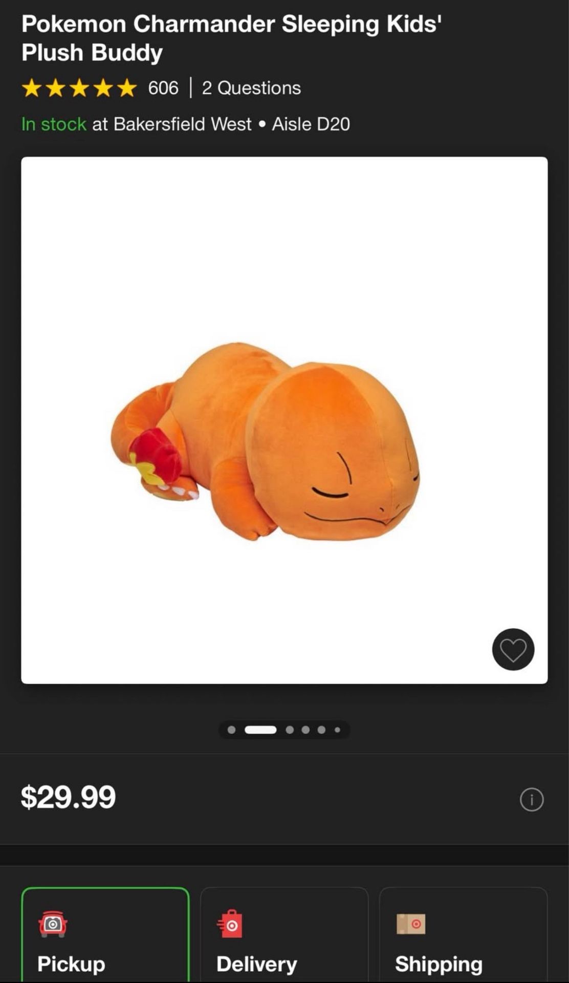 Charmander plush