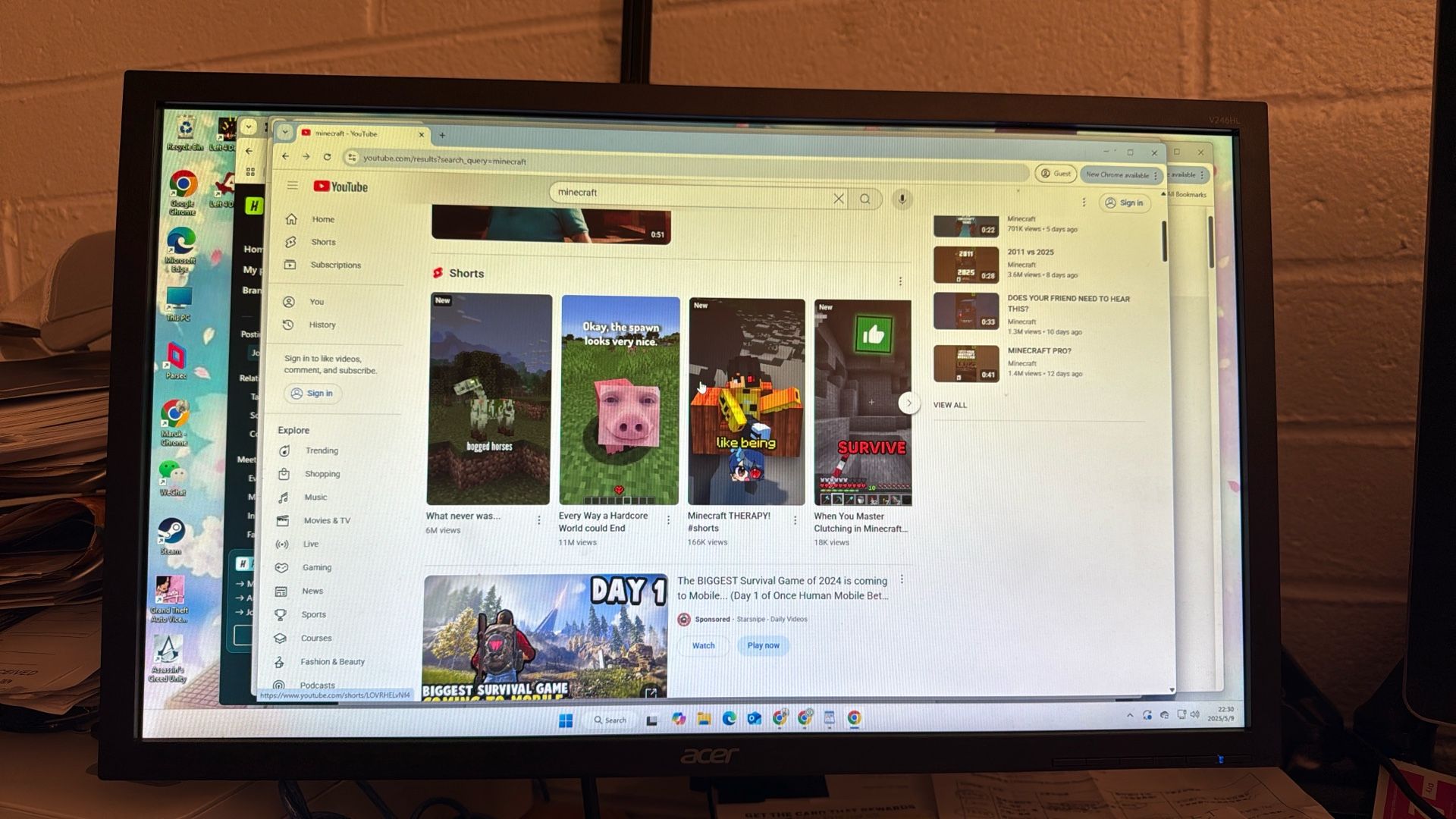 Acer Monitor