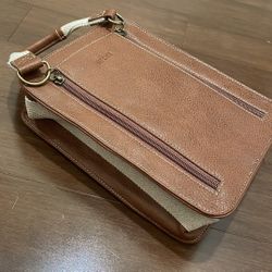 Miche Men’s Sienna Leather Dopp Kit Toiletries Bag