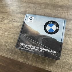 Floating BMW center caps