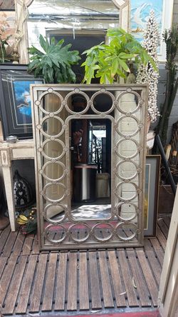 Beautiful solid wood mirror 48 by 31