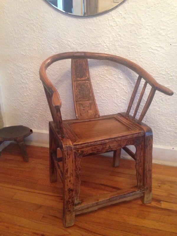 Antique emperor Chinese shandong chair