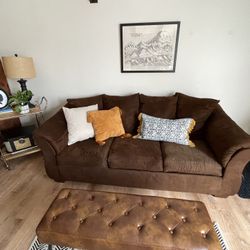 Comfy Brown Couch from Ashley Furniture 