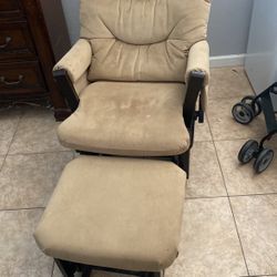 Slider Chair With Foot Stool 