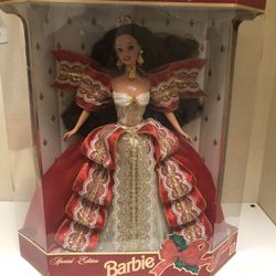 Vintage RARE Happy Holiday 1997 Barbie 