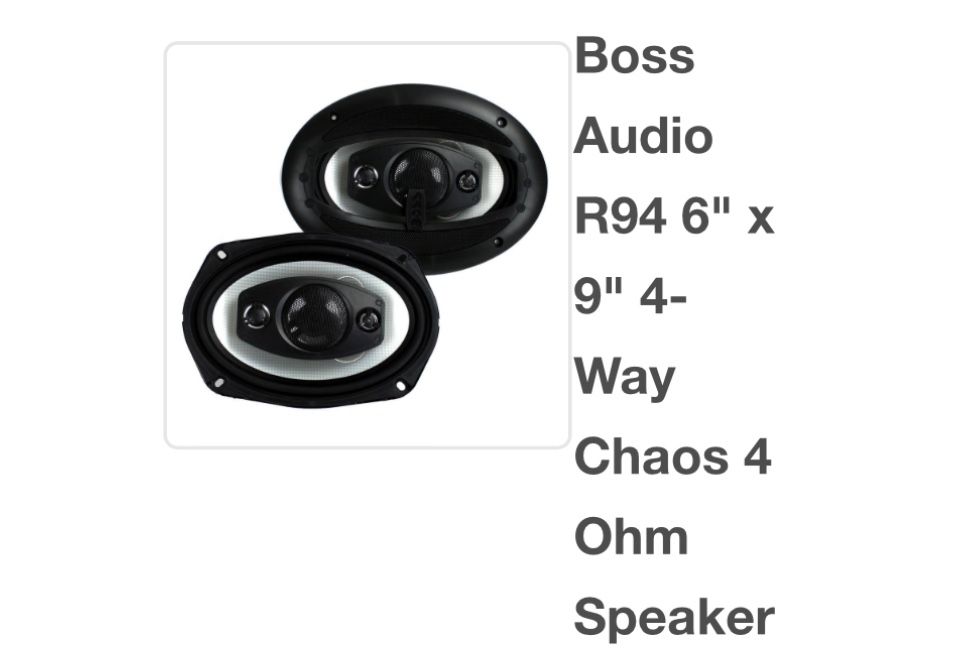 Boss audio Chaos Speakers