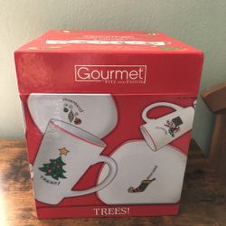 Christmas. Plates And Mugs