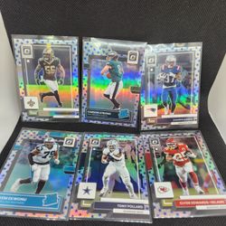 Optic Silver Rated Rookie 'Stars' LOT of 6