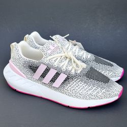 ADIDAS Swift Run 22 Cream Black Clear Pink Women’s Size 10 US