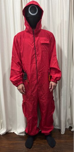 Squid Game Red Jumpsuit Costume