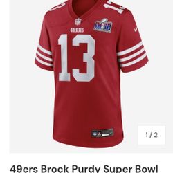 purdy 49ers Jersey XXL Superbowl 