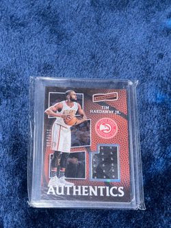 Tim Hardaway Jr. Aficionado Authentics Relic Card