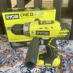 Ryobi ONE+ HP 18 V Brushless Cordless 1/2” Hammer Drill TOOL ONLY