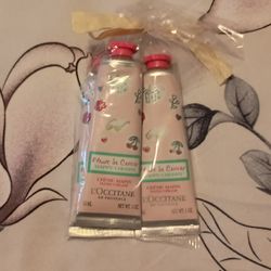 NEW Three Pack of L'occitane Happy Cherry Fleurs de Cerisier Hand Cream 30ml 1oz