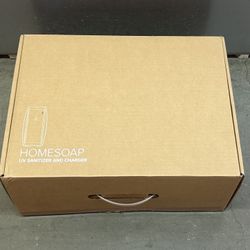 HOMESOAP UV  Light SANITIZER and CHARGER W/Large CAPACITY For CELL PHONES And ACCESSORIES 👀  (please read description)