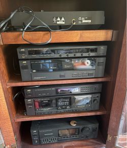 JVC Vintage Stereo Component Stack