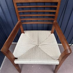 Two brand new wood wicker chairs still in the box!