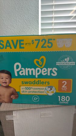 Pampers swaddlers size 2