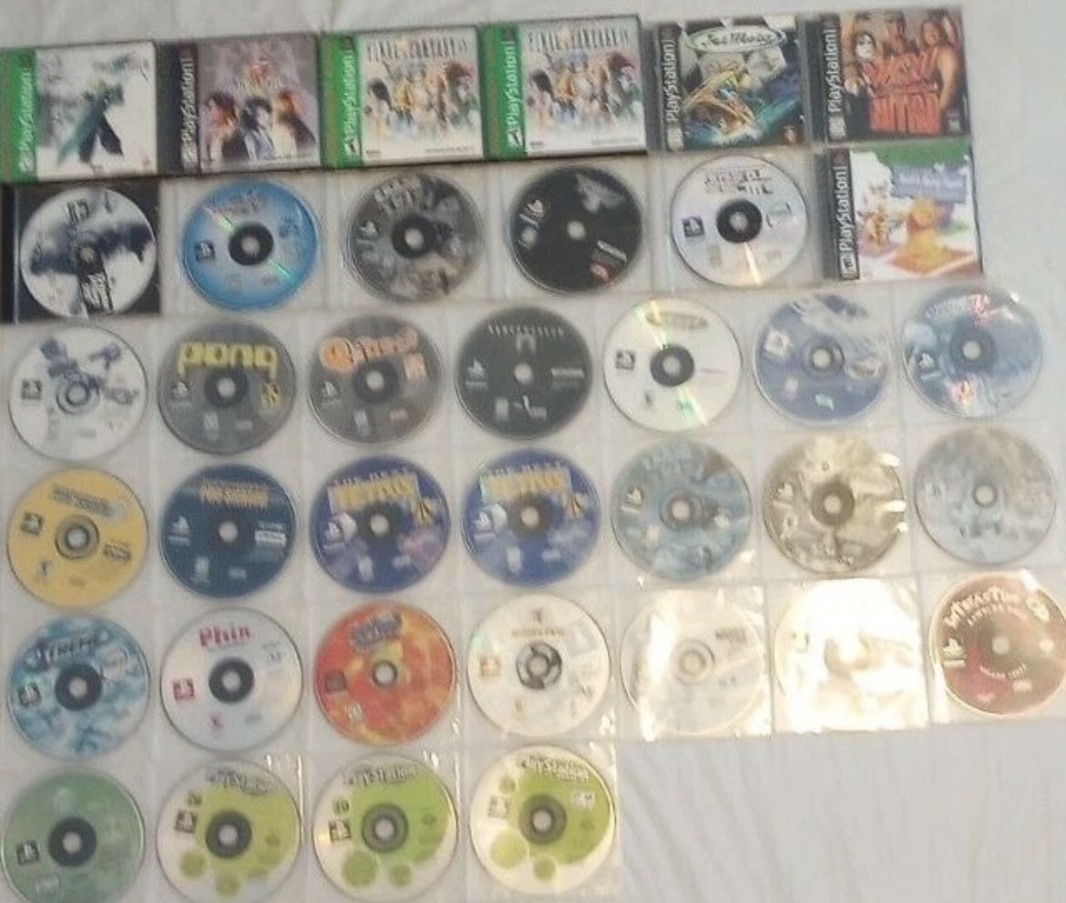 A Bunch Of Good Condition Ps1 Games For Sale