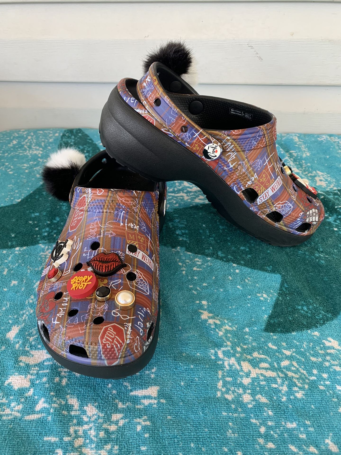 Crocs Limited Edition Platform Clog Disney Classic Cruella ll Size 8,All Products : American Fashion Style Bags On Sale