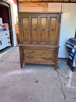 VINTAGE TALL DRESSER